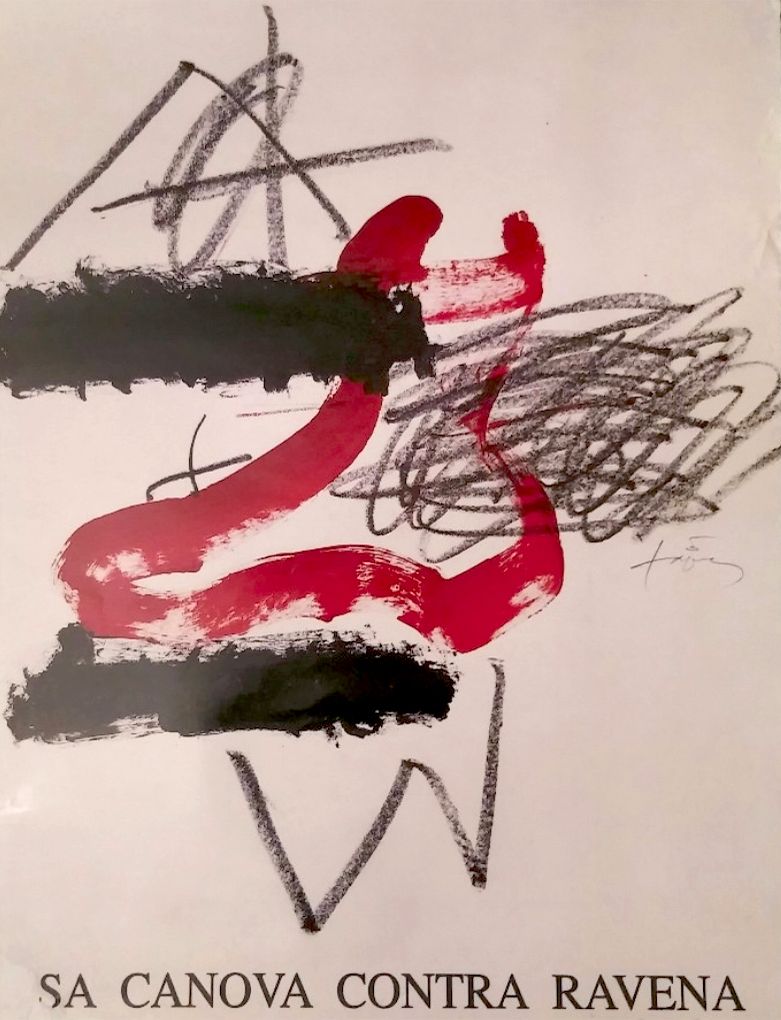 Cartel de Tàpies contra la urbanización