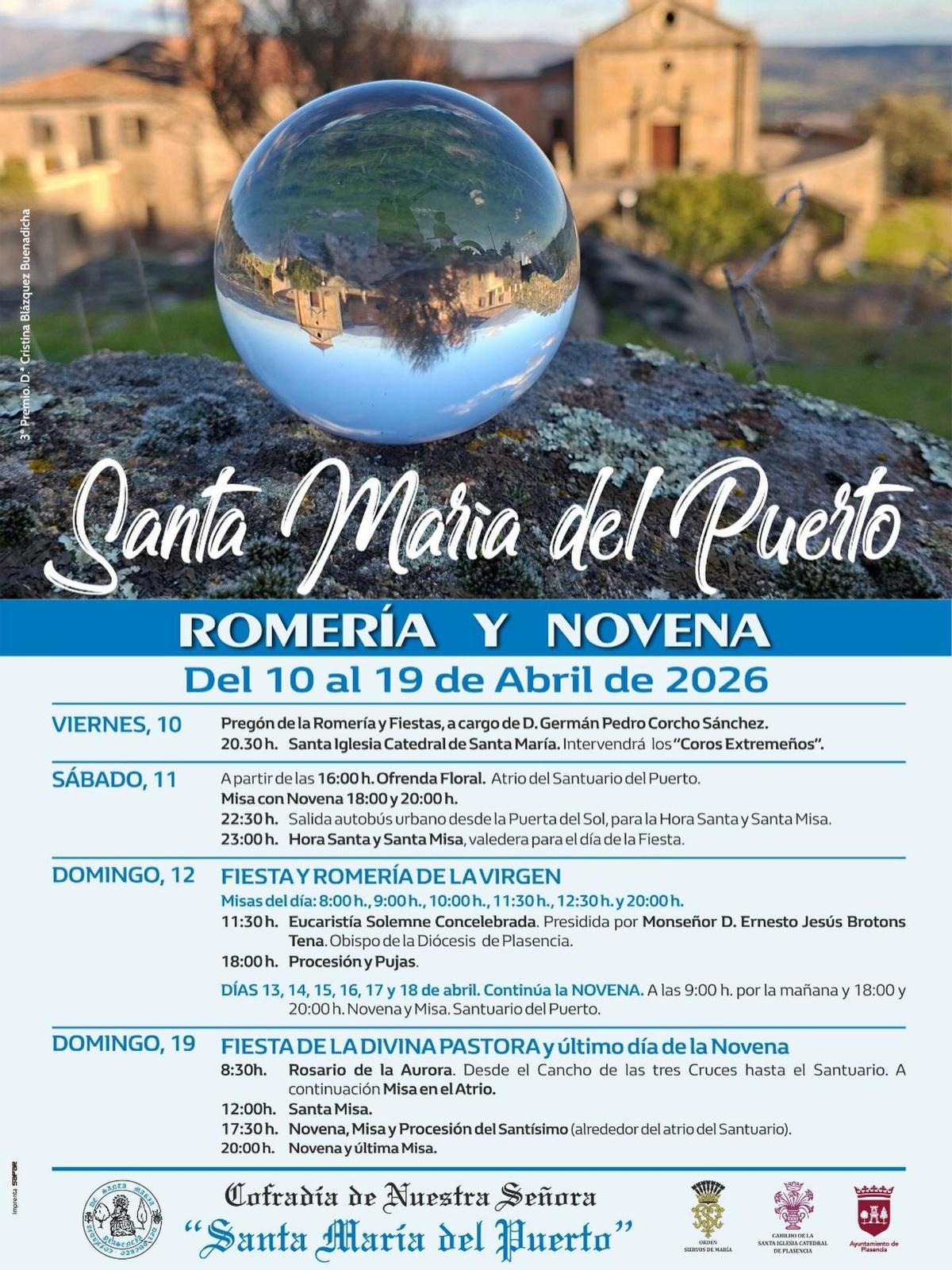 Programa religioso por el día del Puerto de Plasencia.