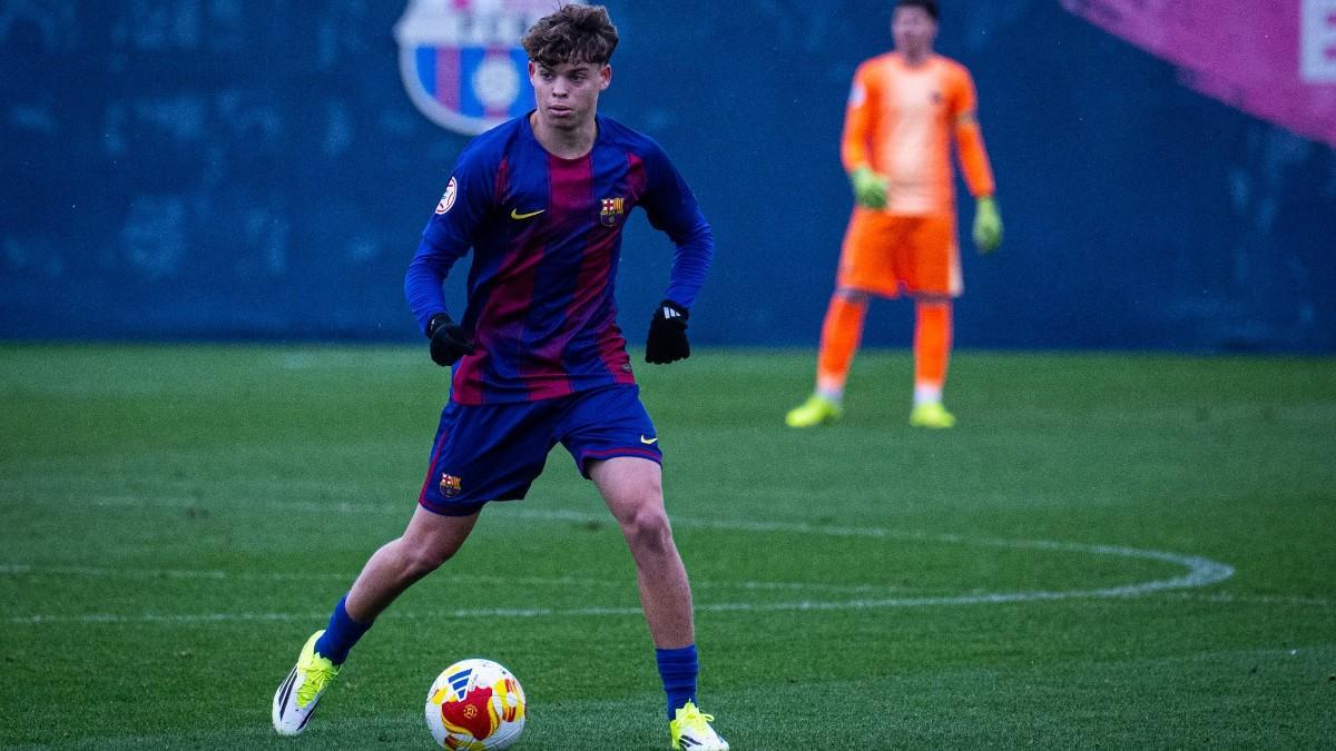 Orian Goren jugó de mediocentro contra el Zaragoza-Racing Club