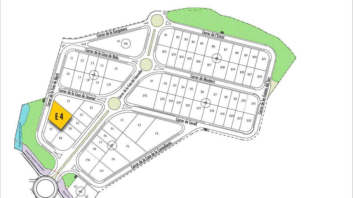El polígono l&#039;Espartal III, donde se ubicará en la parcela E4 la sede de los heladeros