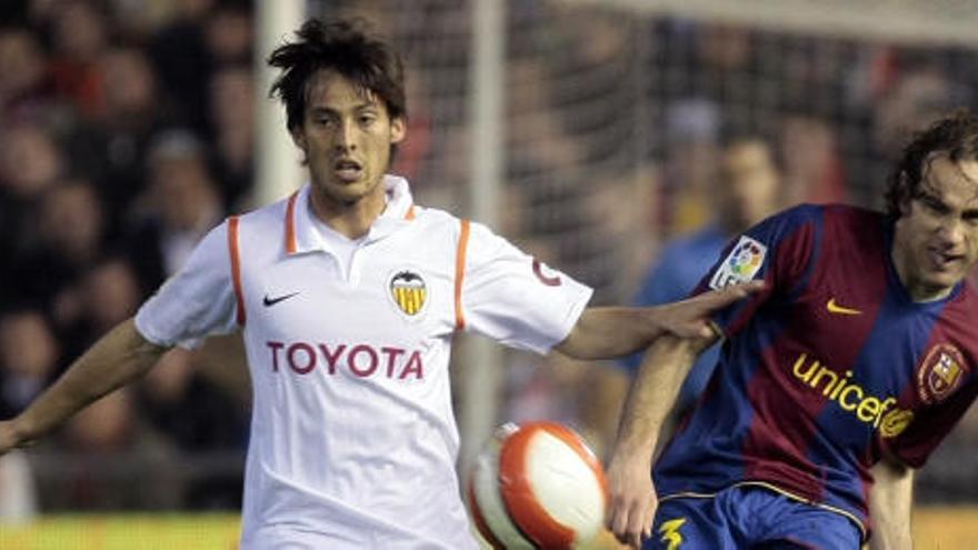 DAVID SILVA ANTE EL BARÇA