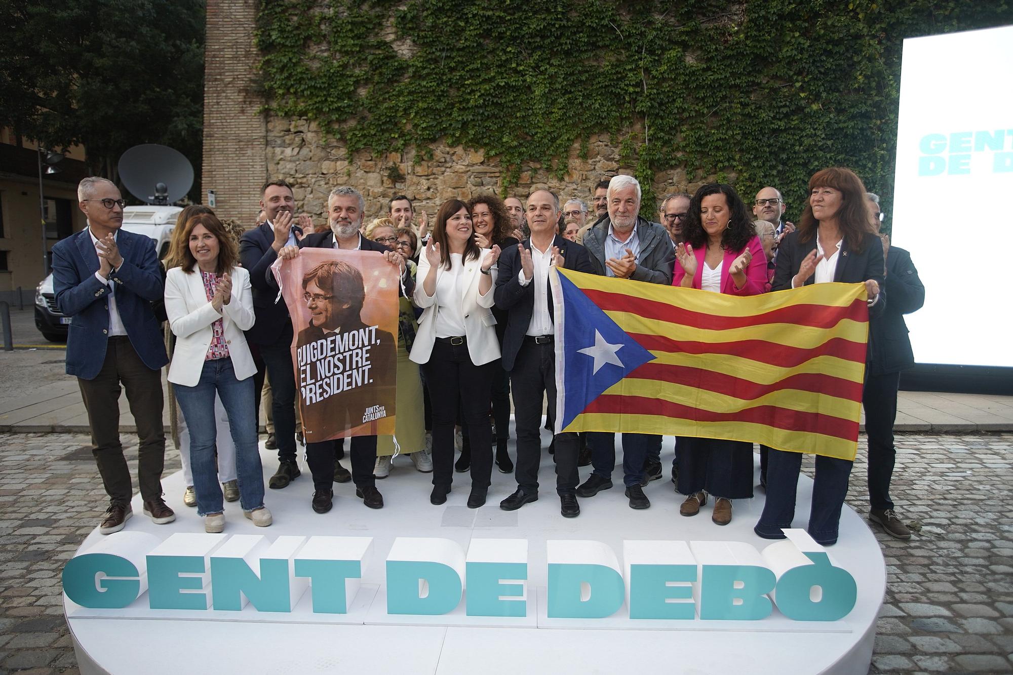 Acte central de campanya de Junts per Girona amb l'alcaldable Gemma Geis