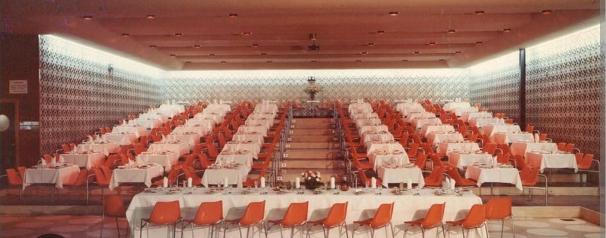 Pista de baile del establecimiento, donde también se sirvieron banquetes.