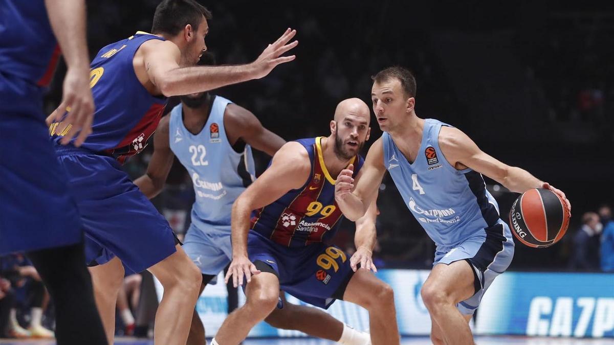 Kevin Pangos, esta temporada contra el Barça