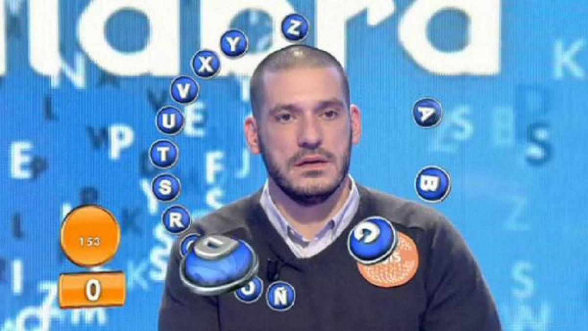 Luis Jesús Esteban, en Pasapalabra, en 2015.