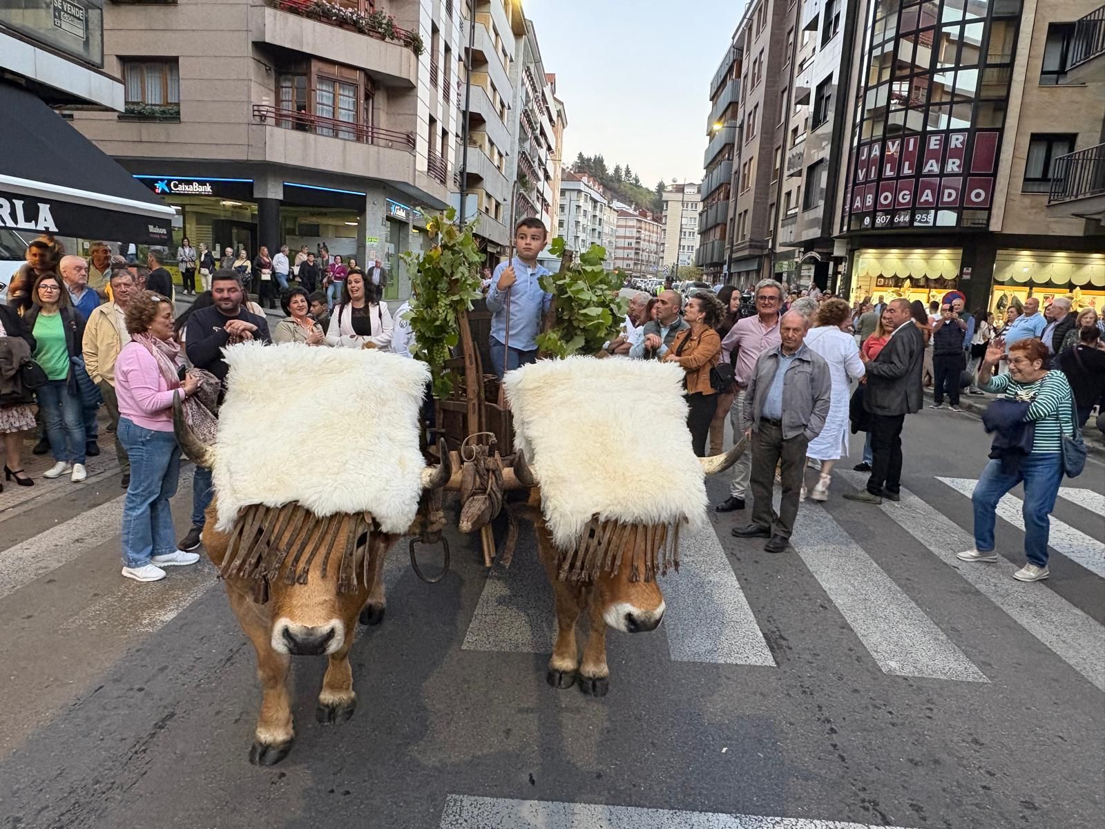 Así se vivió la recreación histórica de la pisada de la uva en la Fiesta de la Vendimia