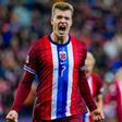 Alexander Sorloth rompió su sequía goleadora con Noruega ante Eslovenia (3-0)