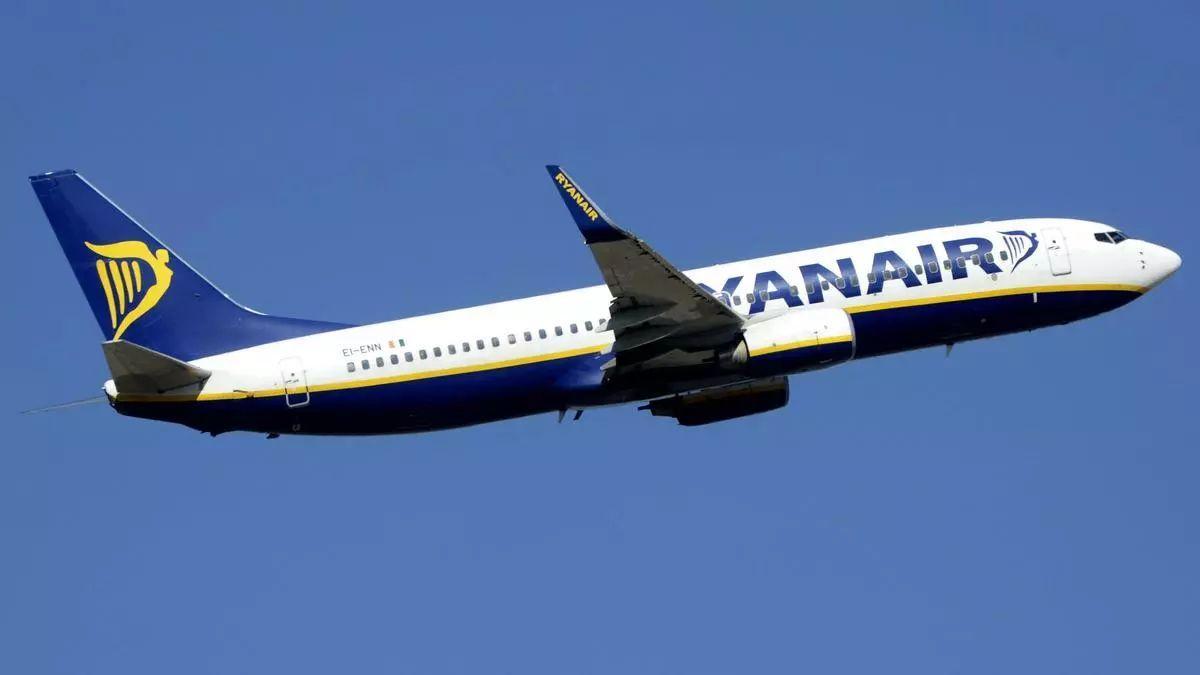 Una aeronave de Ryanair.