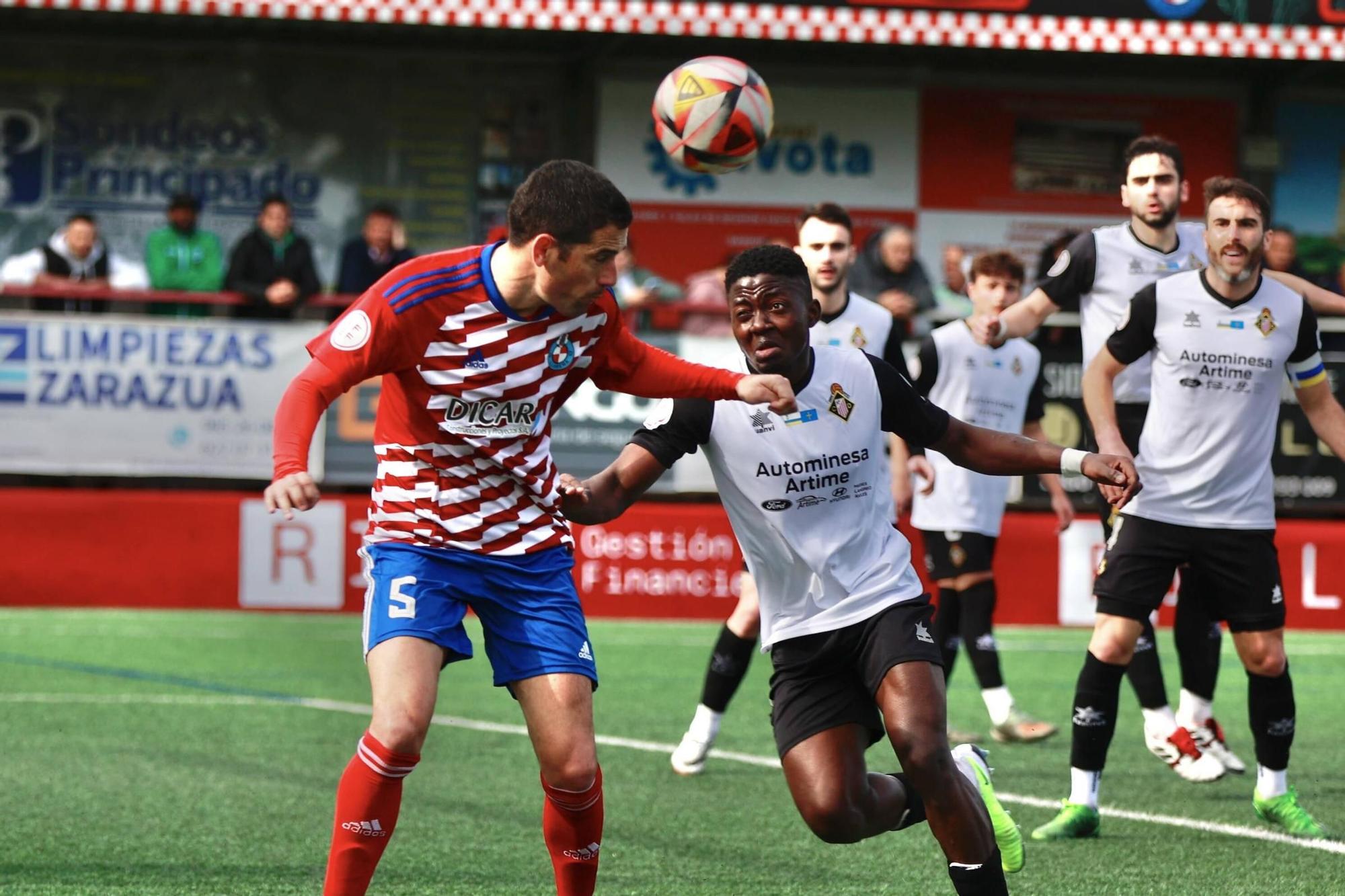 La vigésimo primera jornada del grupo asturiano de Tercera Federación, en imágenes