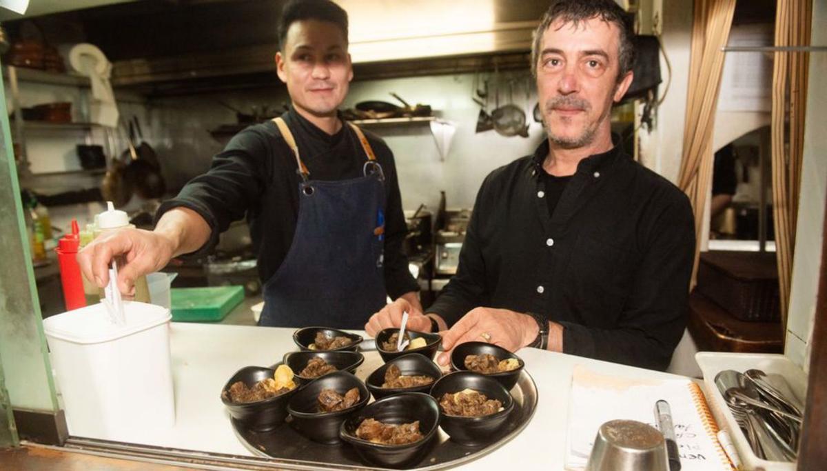 Riñones al jerez en Casa Rita. |  Casteleiro