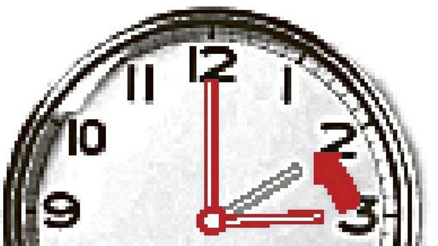 Los relojes se atrasaron una hora la pasada madrugada