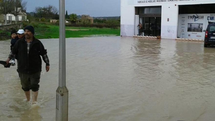 Imagen de las fuertes riadas del pasado mes de enero.