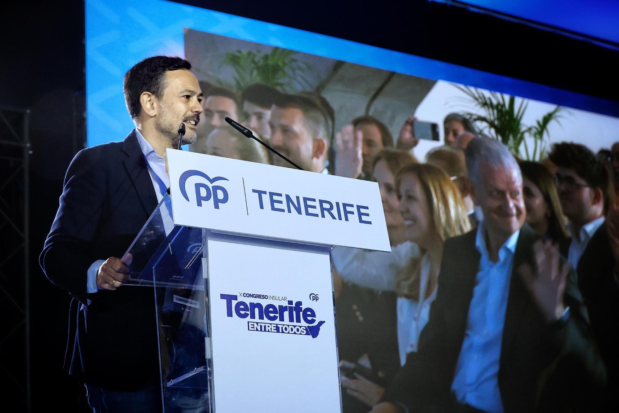 X Congreso Insular del Partido Popular, donde Lope Afonso ha sido elegido como presidente de los populares en Tenerife