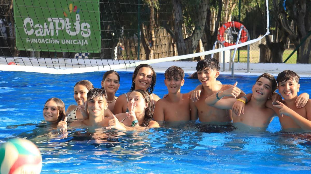 Jóvenes de entre 7 y 16 años han asistido al Campus Unicaja