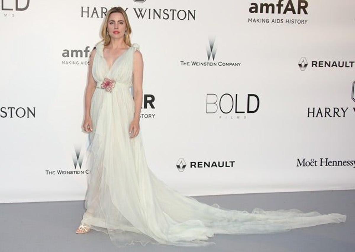 Melissa George, de Schiaparelli Haute Couture, en la gala amfAR de Cannes 2016.