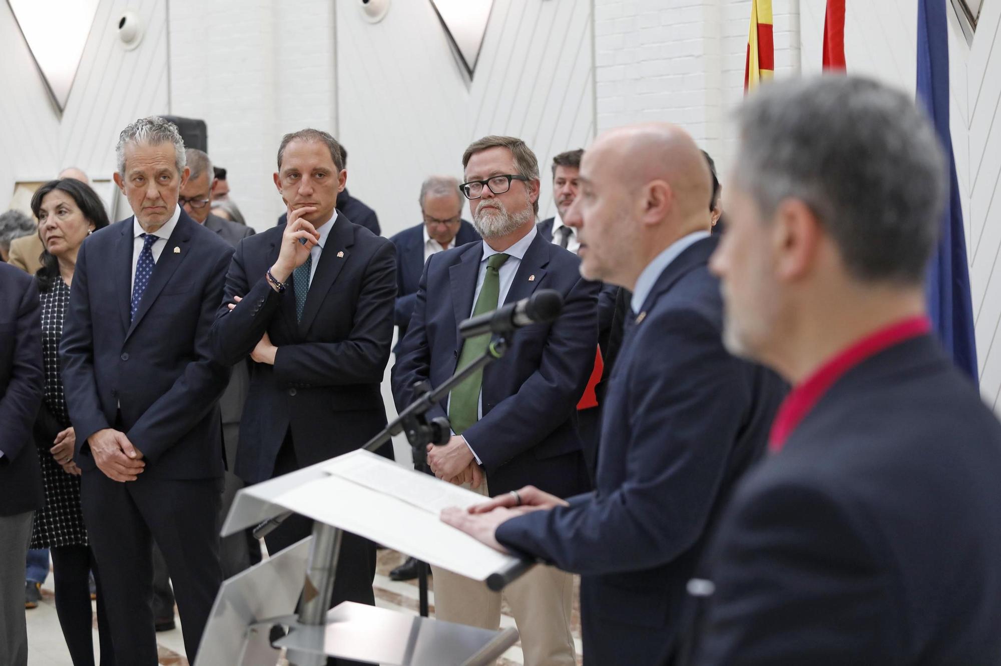 Presa de possessió de Pere Parramon com subdelegat del Govern a Girona