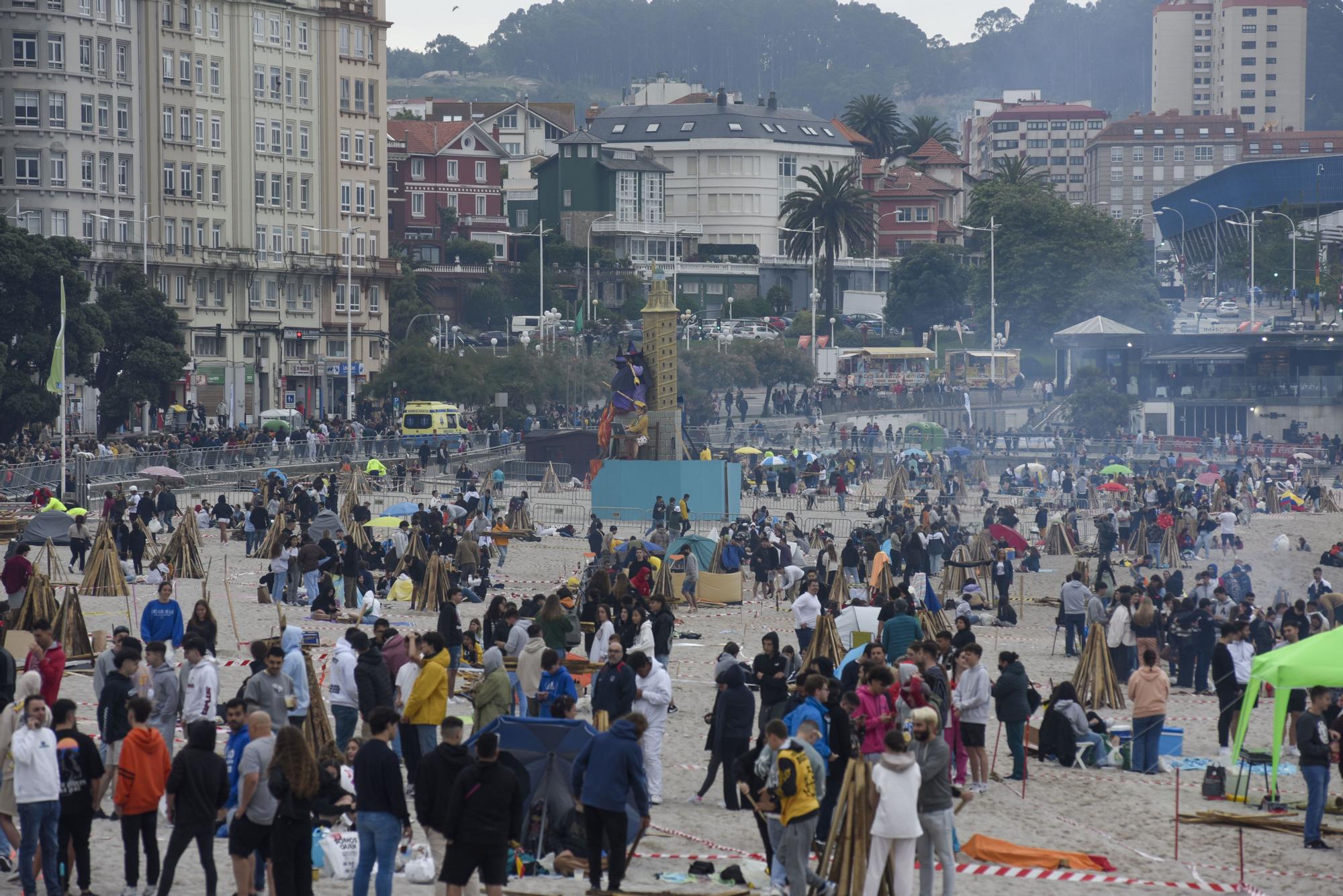 Todo listo para celebrar San Juan en A Coruña