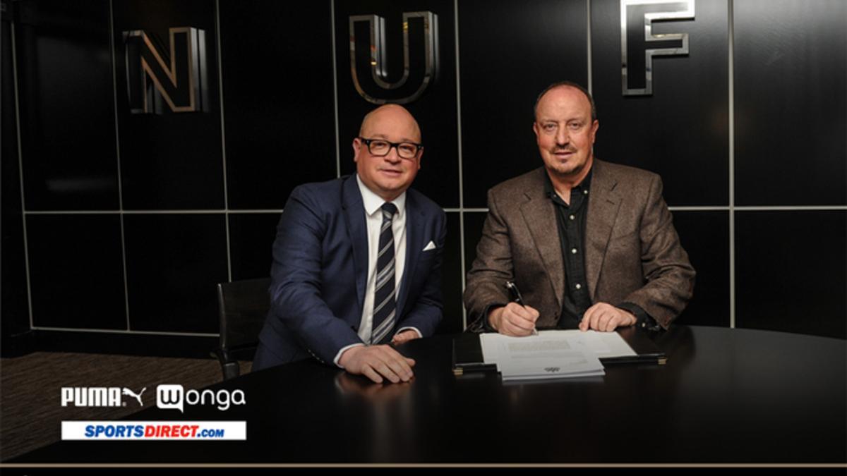 Benítez ha renovado con el Newcastle.