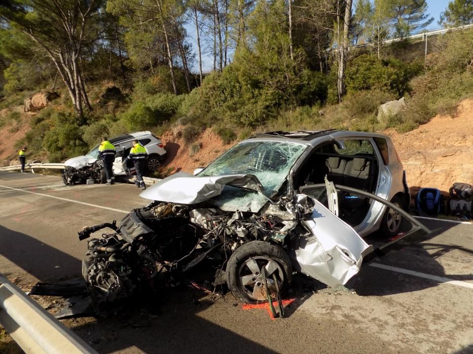 Accident mortal a Sant Salvador de Guardiola