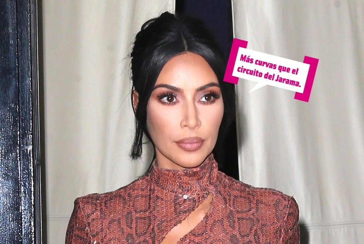 Kim Kardashian se planta un vestido ajustadísimo