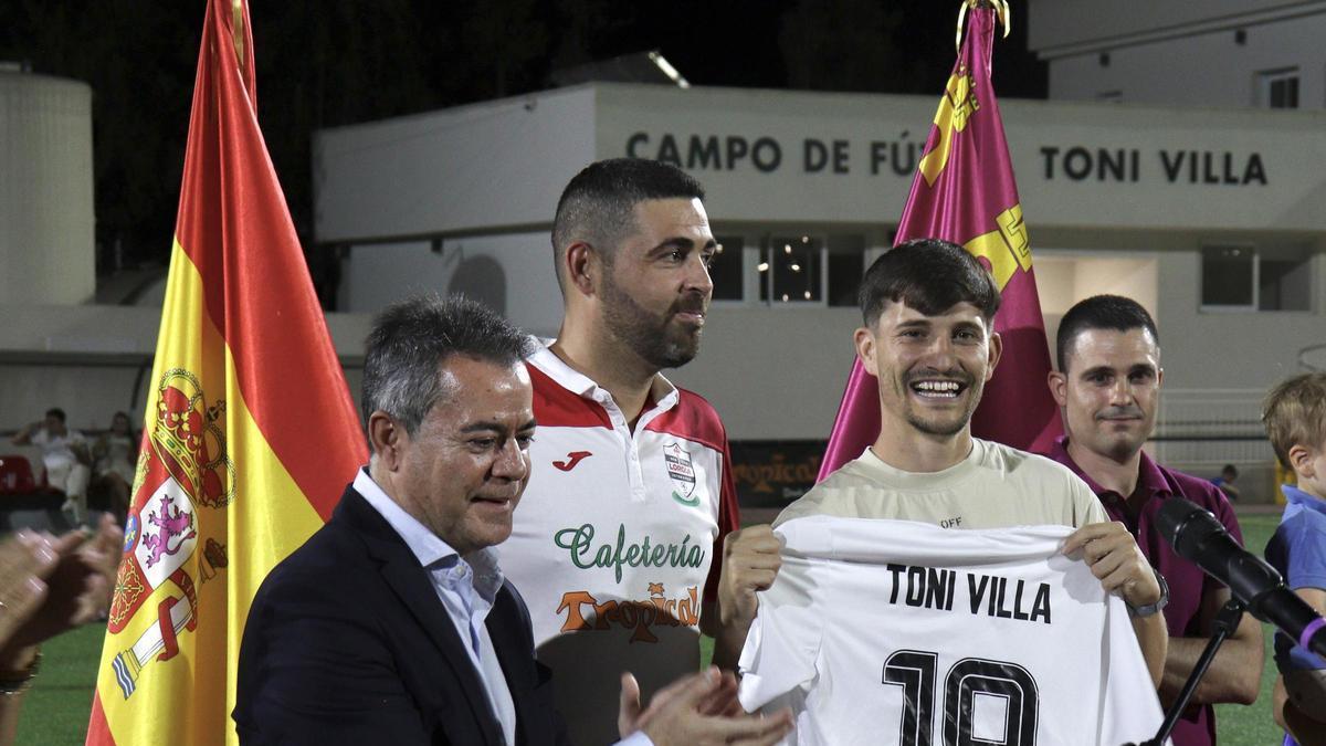 Lorquí renombra su campo de fútbol en homenaje a Toni Villa