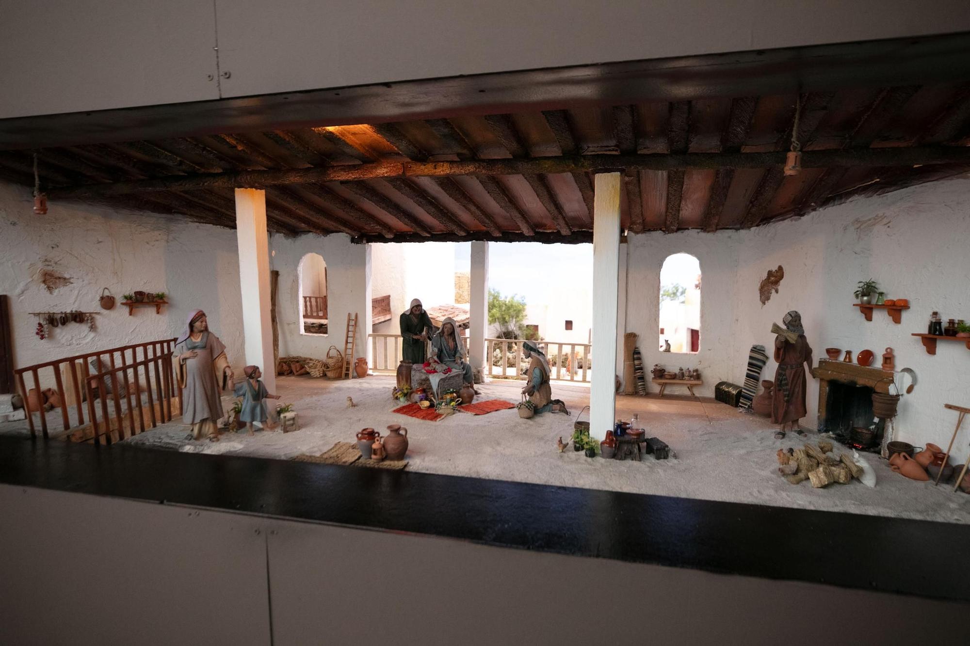 La inauguración del belén de Sant Antoni, en imágenes