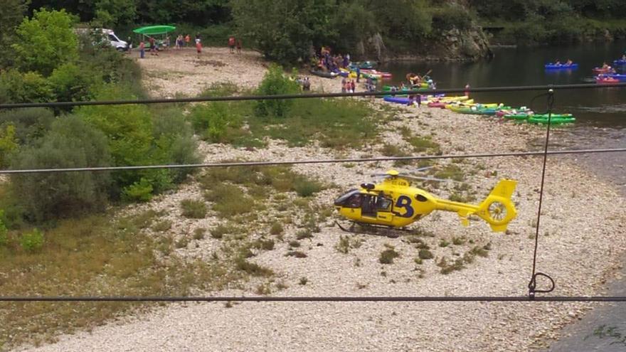 Fallece un hombre de 38 años por una indisposición cuando realizaba el descenso del Sella en canoa