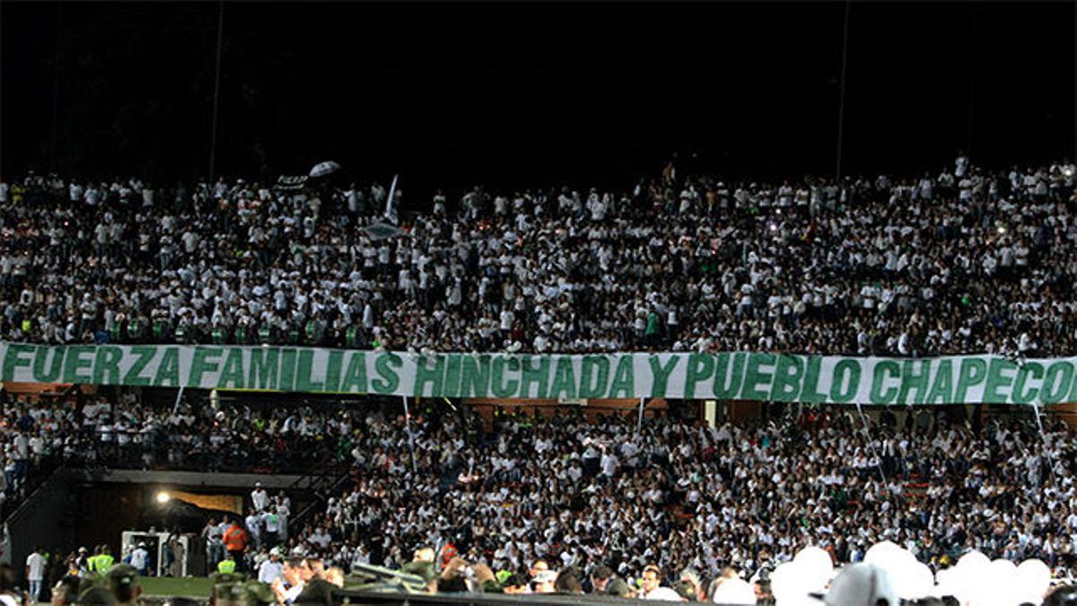 El homenaje de Atlético Nacional al Chapecoense