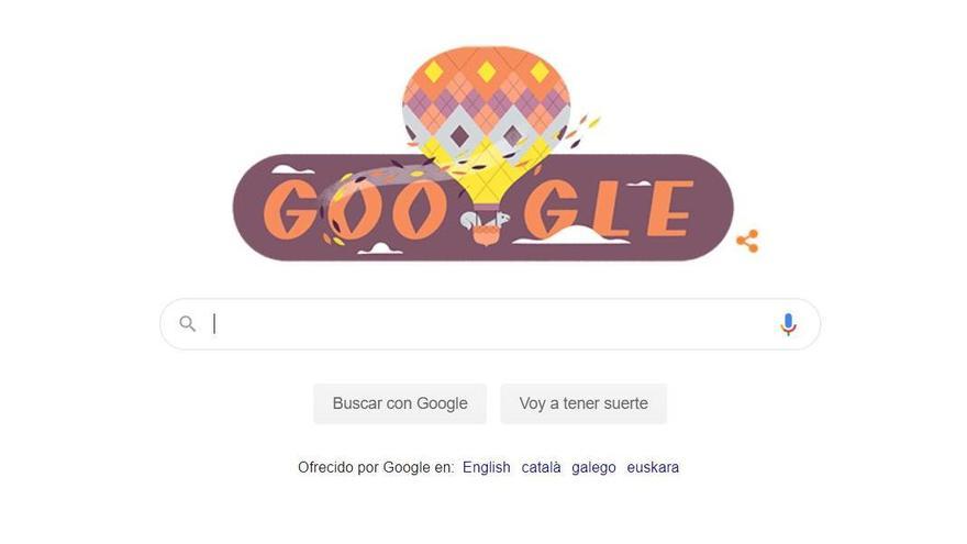 Google dedica su Doodle al otoño.