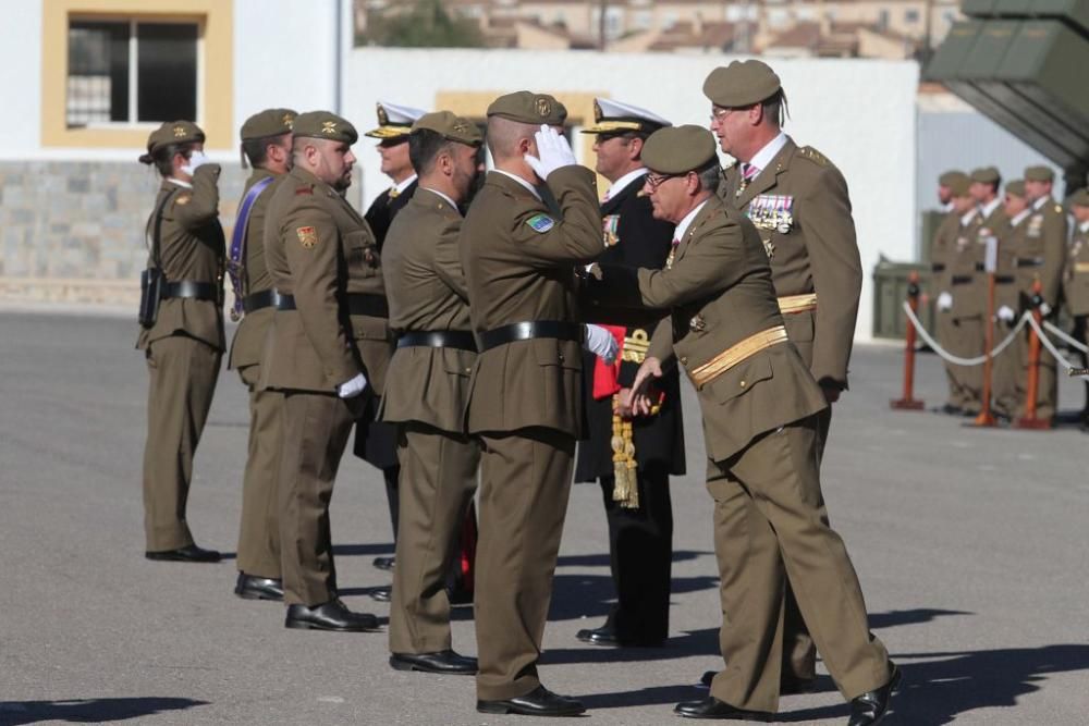 Acto por la festividad de Santa Bárbara en el Cuartel de Artillería Antiaérea de Cartagena