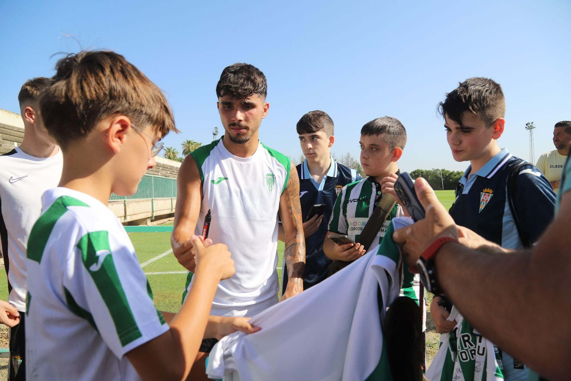 El primer entrenamiento de la pretemporada del Córdoba CF, en imágenes