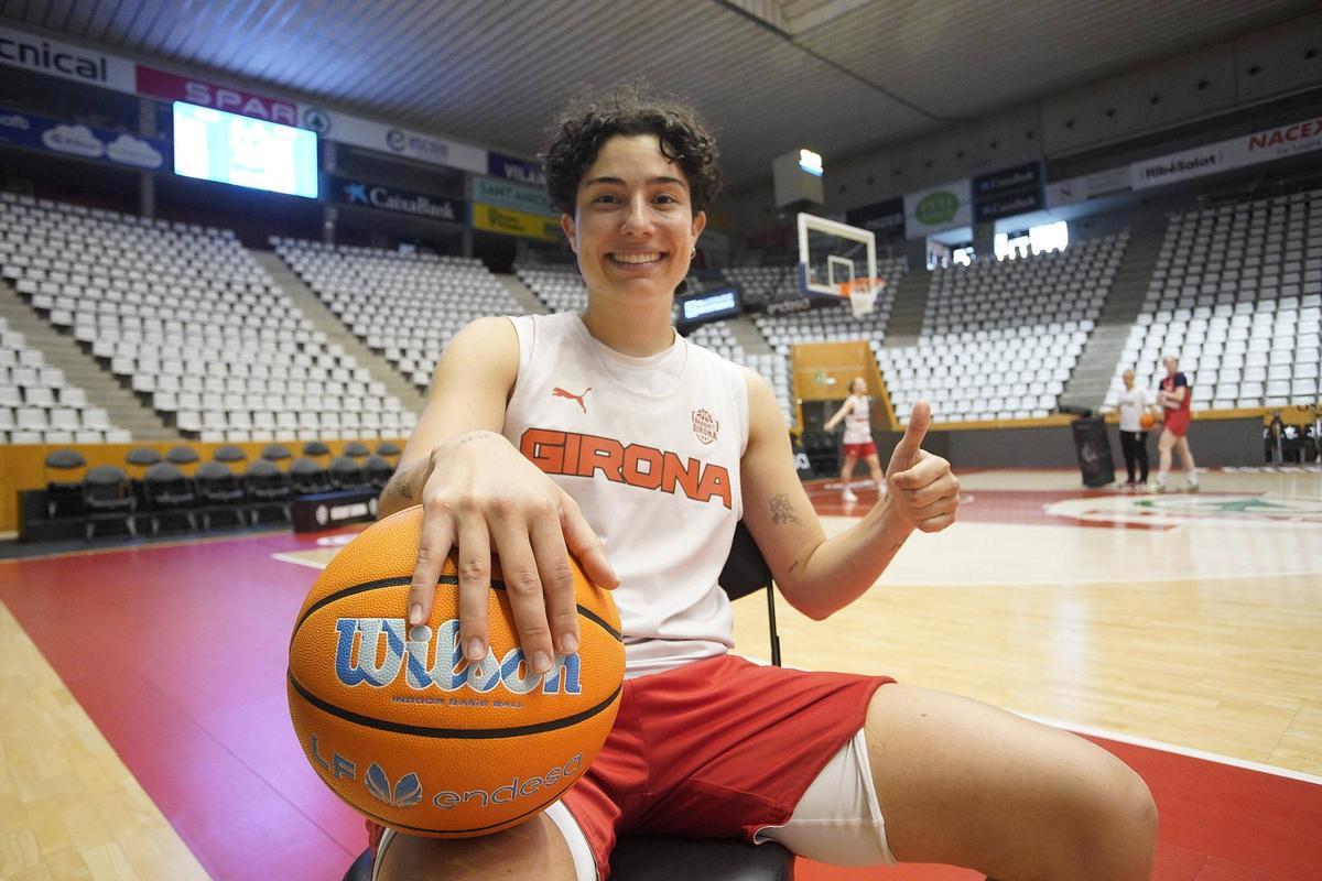 Ainhoa López, al pavelló de Fontajau