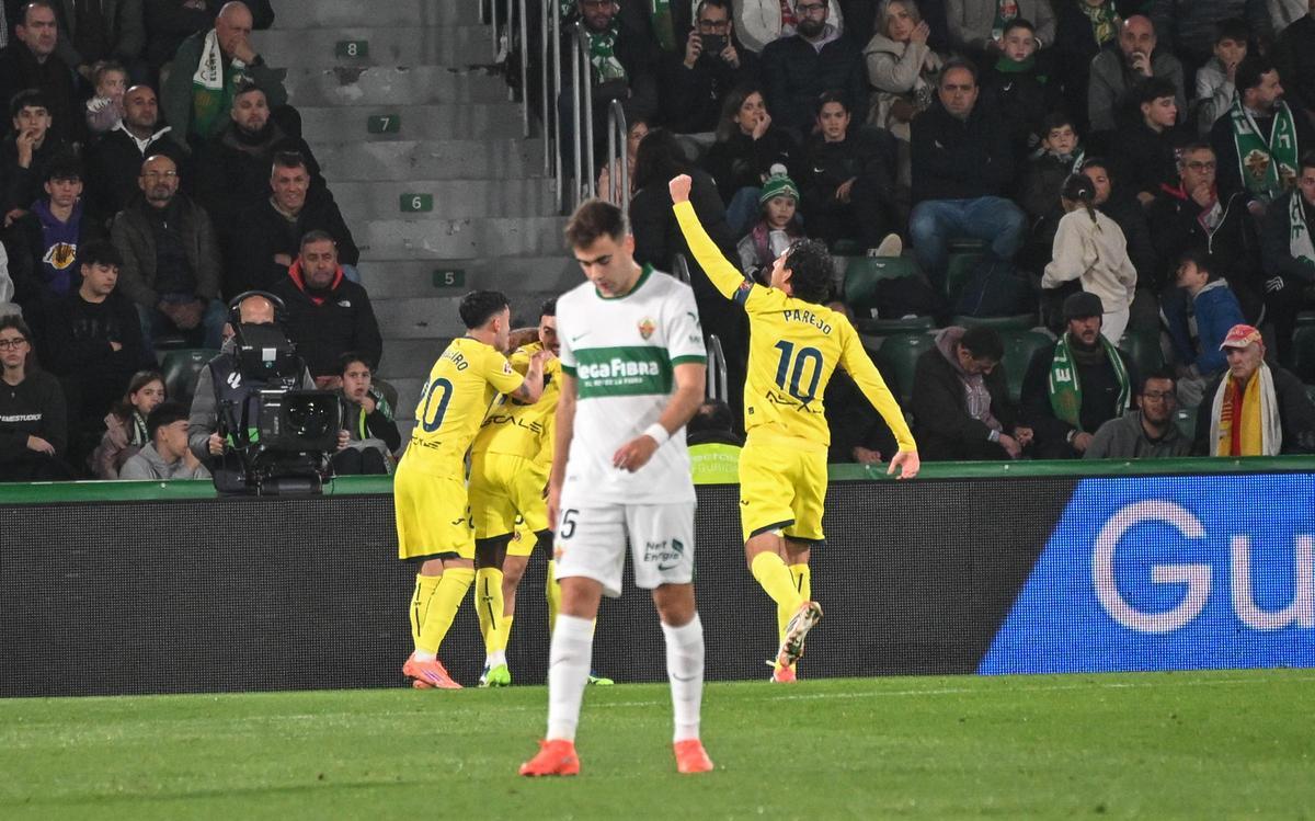 Las mejores imágenes del Elche CF - Villarreal CF (1-3)