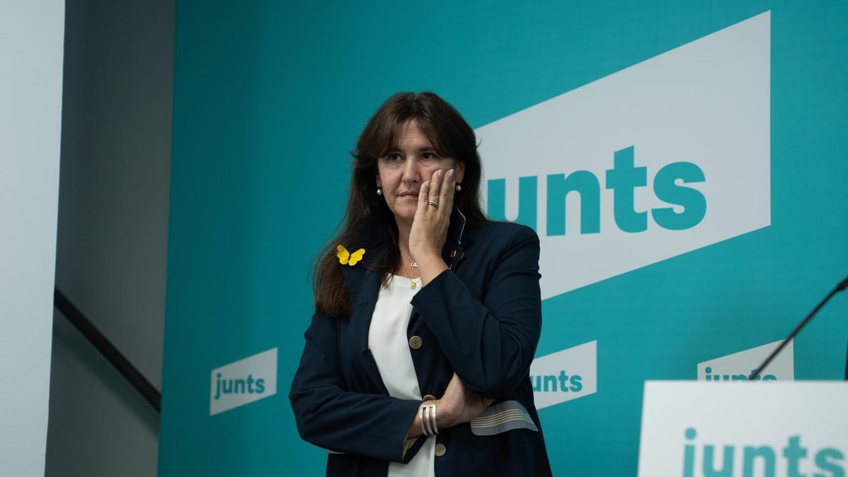 La presidenta de Junts, Laura Borràs.