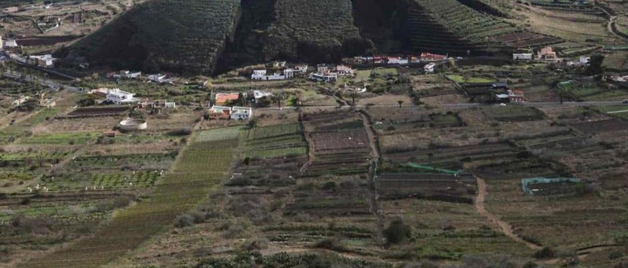 El Valle de El Palmar, en Buenavista del Norte.