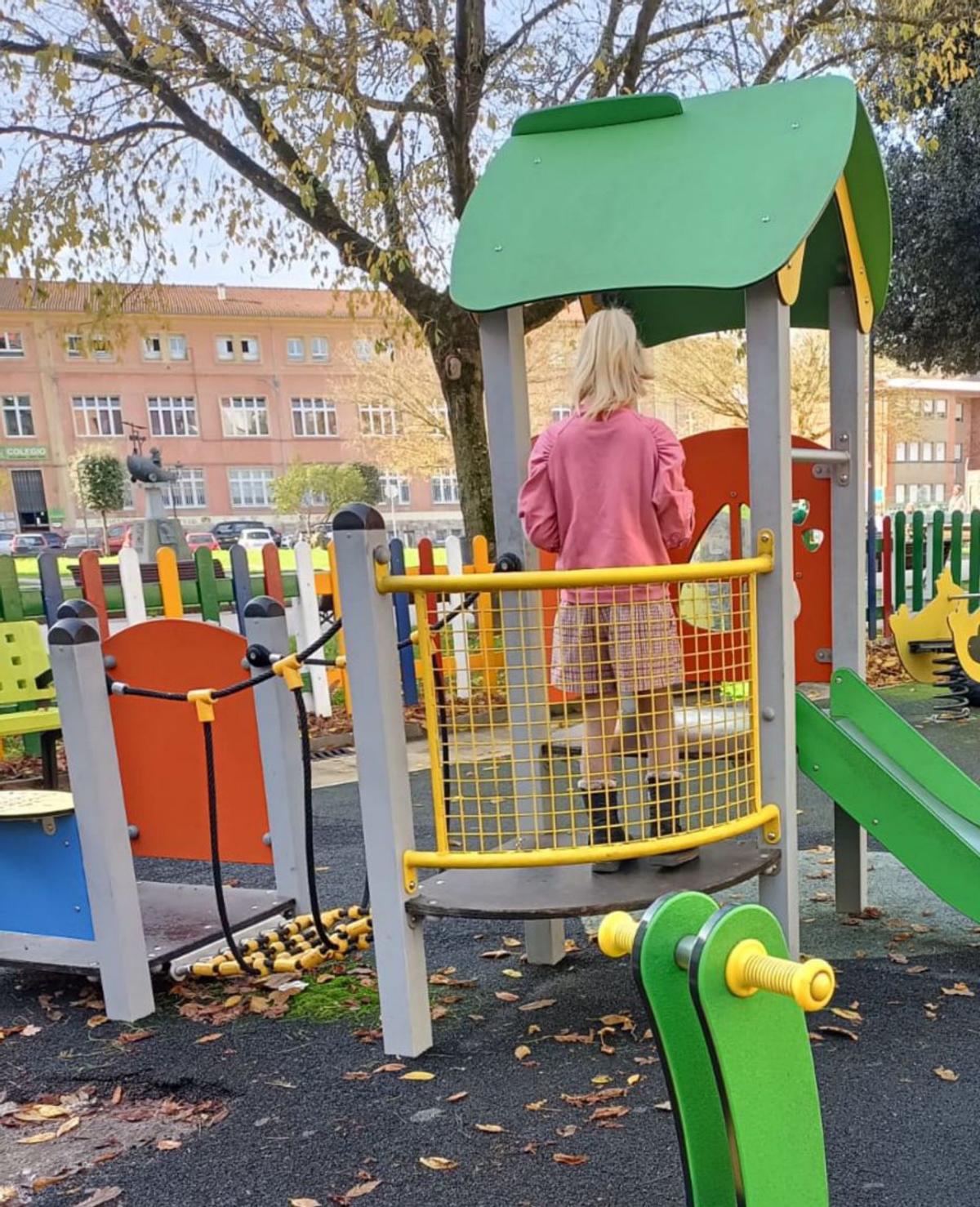 Leire, en el parque Pinín de La Felguera. | LNE