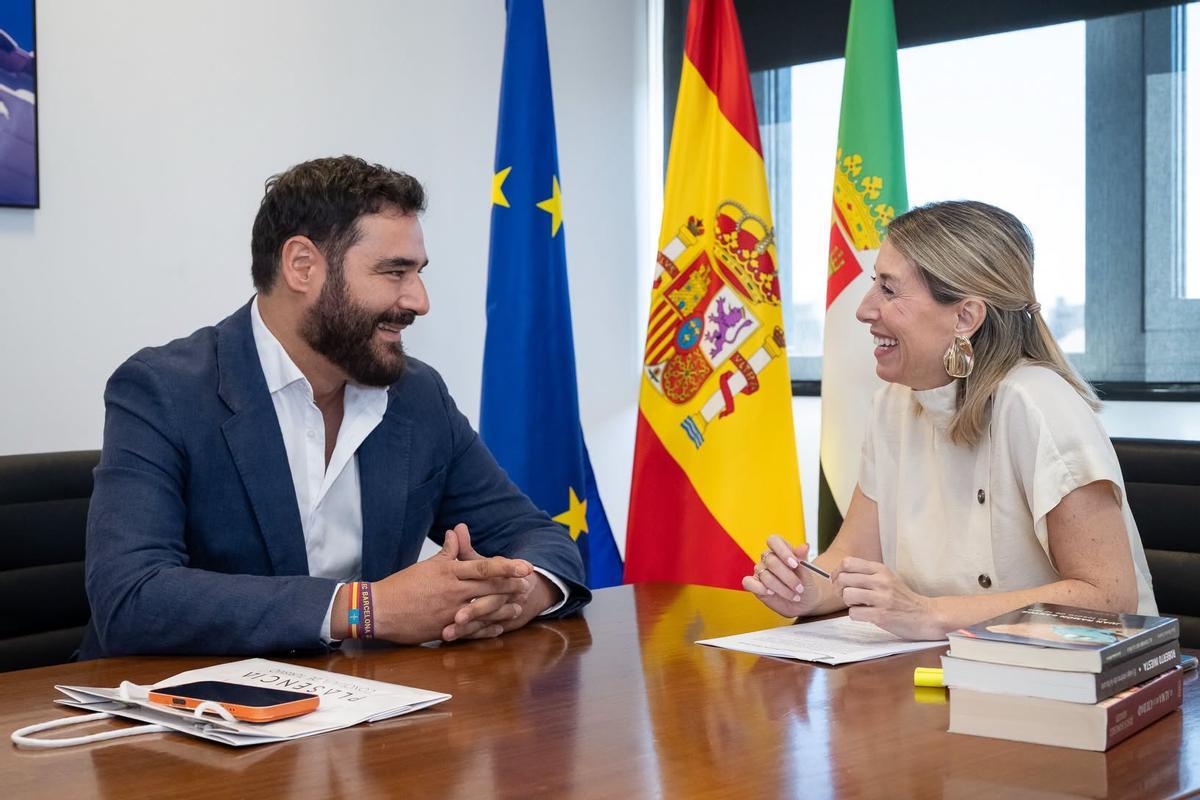 Reunión de Dóniga con la presidenta de la Junta, María Guardiola.