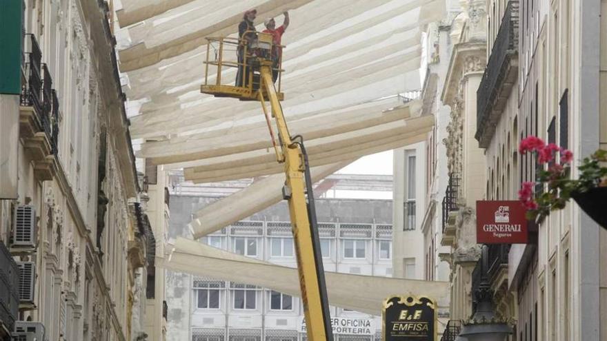 El Ayuntamiento comenzará a colocar los toldos el 20 de abril