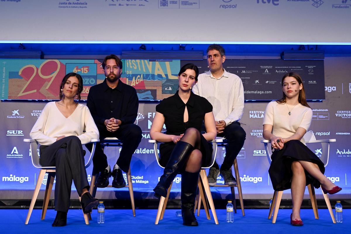 Rueda de prensa de presentación de 'Mala bèstia'.