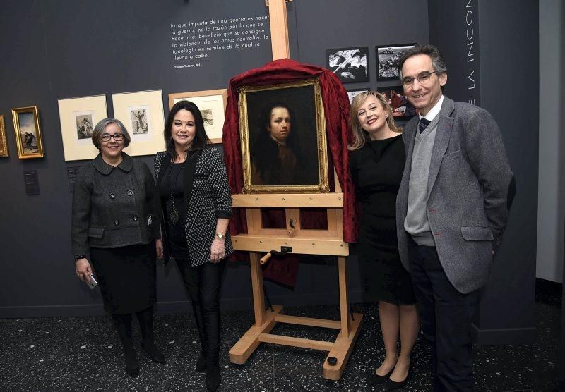 Presentación del primer autorretrato de Goya en su exposición con Buñuel en Madrid