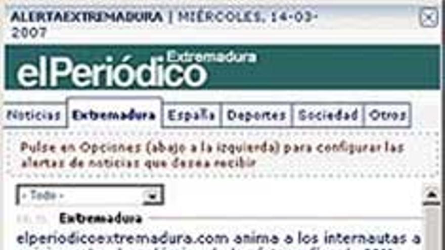 EL PERIÓDICO EXTREMADURA estrena un programa gratuito para estar informados al minuto por Internet