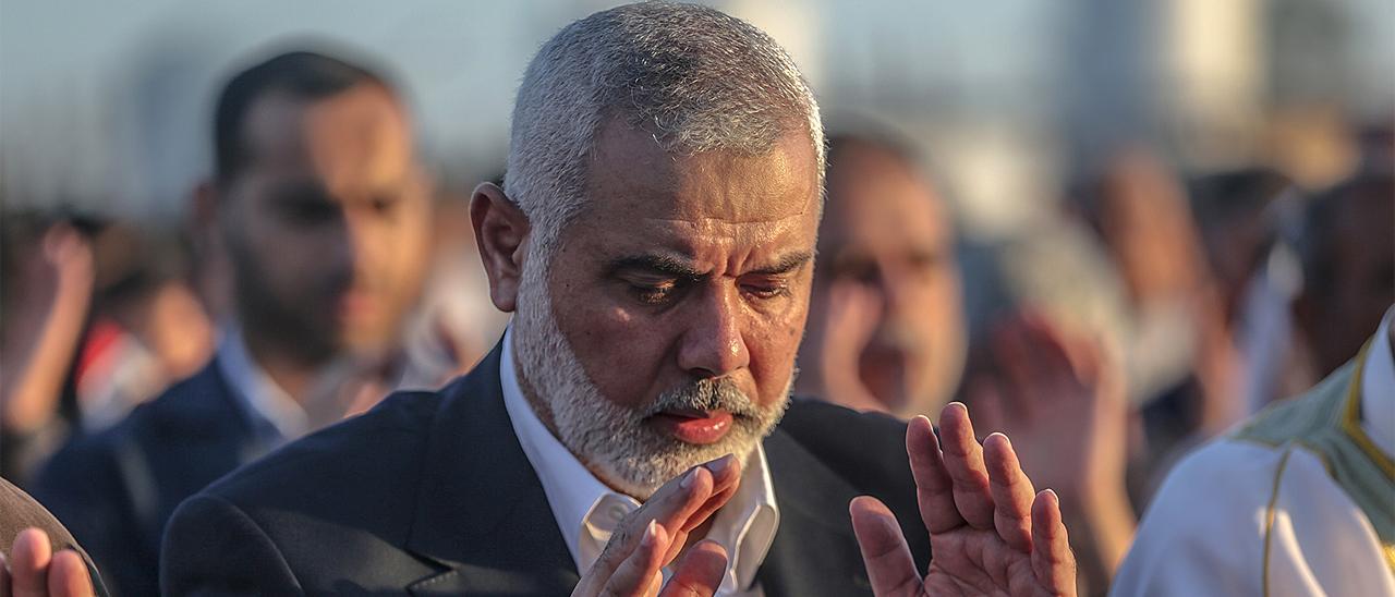El líder de Hamás, Ismail Haniya.