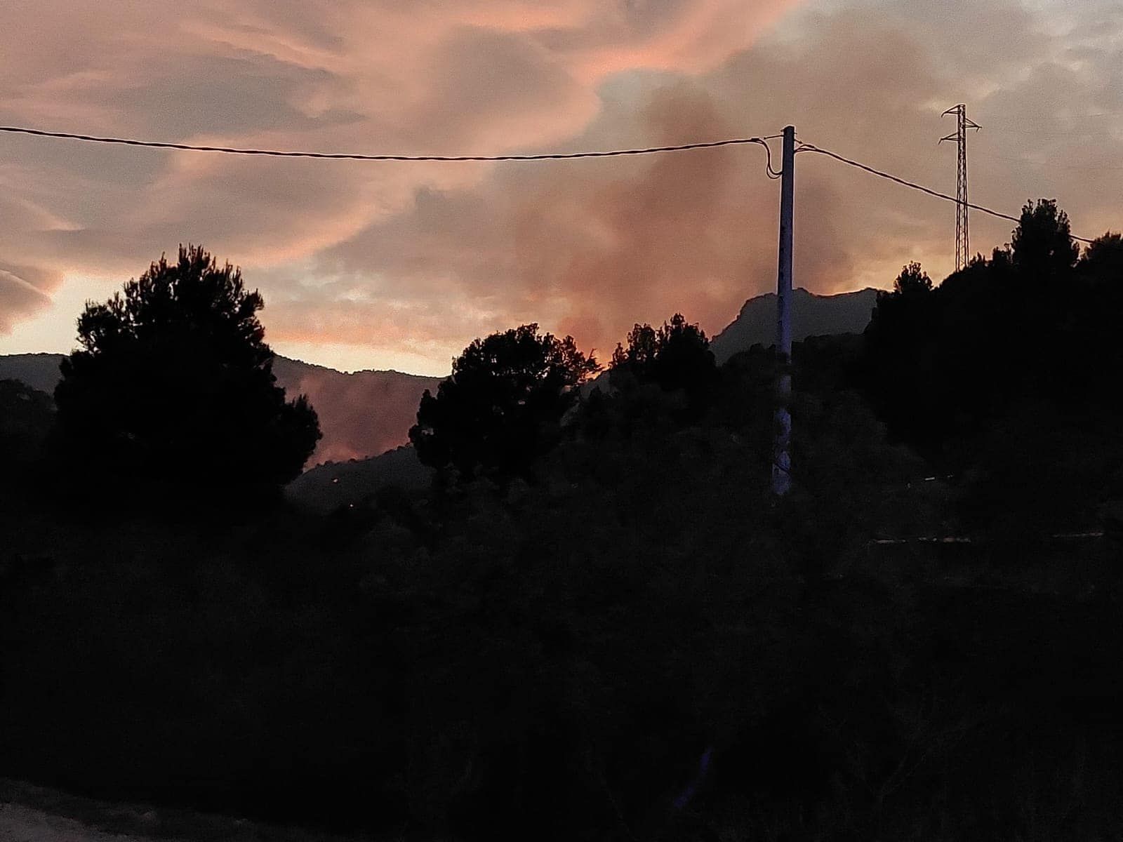 L'incendi que ha cremat a Portbou els dies 16 i 17 d'abril