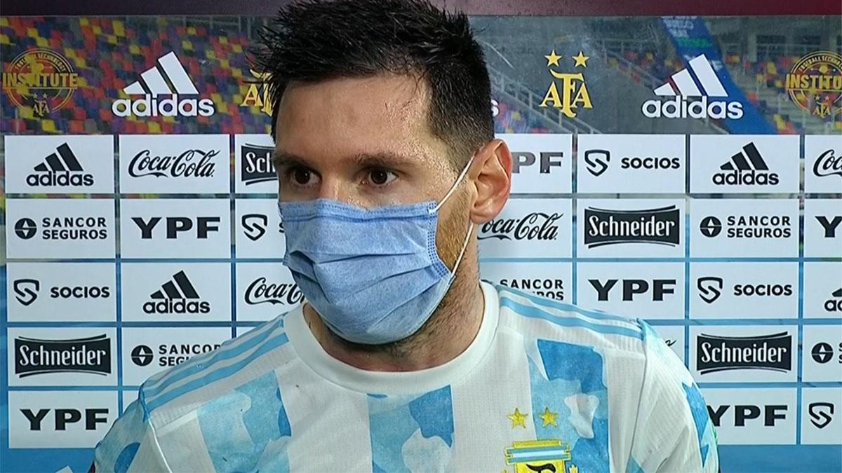 Messi: "Fue un partido muy especial por ser el primero sin Maradona"