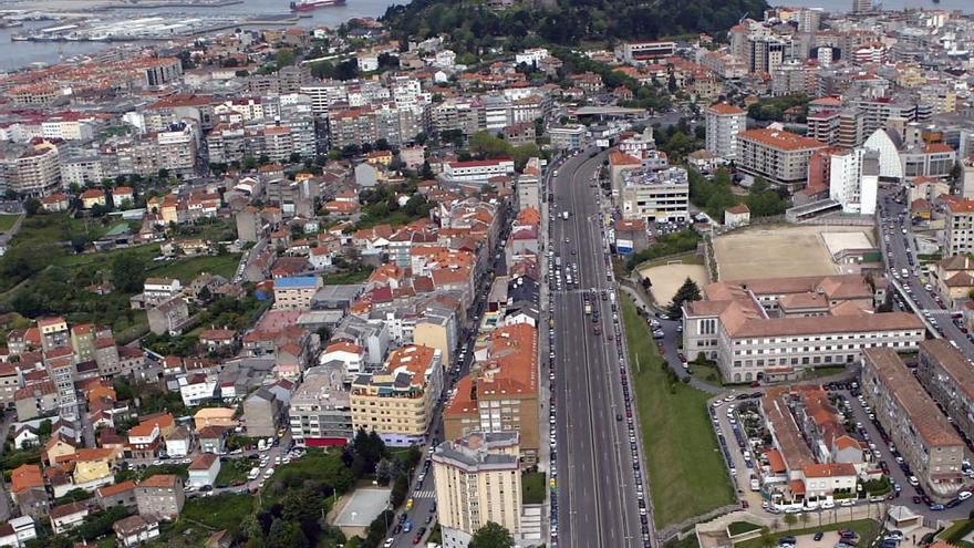 Vista áerea de Vigo. // Marta G. Brea