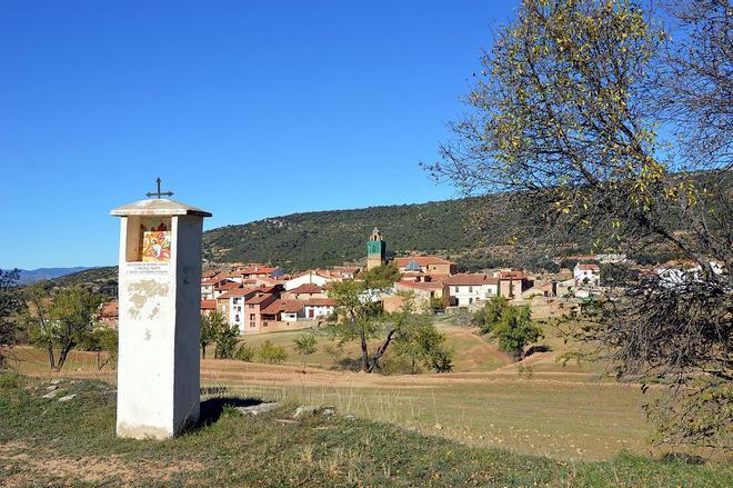 Paisaje de Puebla de San Miguel, Valencia.