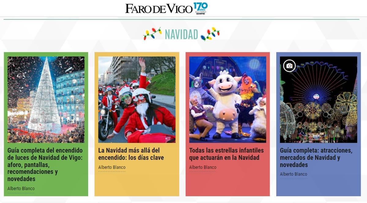 En la sección VISADO de FARO DE VIGO puedes encontrar todo lo que necesitas saber de la Navidad de Vigo.