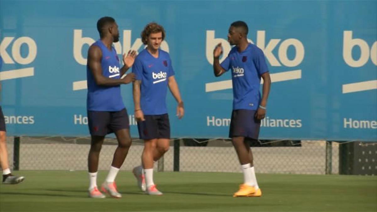 Así ha sido el primer entrenamiento de pretemporada del FC Barcelona