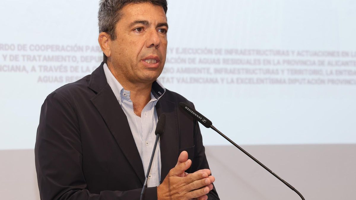 Mazón, sobre la contradicción del PP sobre el valenciano en Alicante: "No veo demasiada, de hecho no veo ninguna"