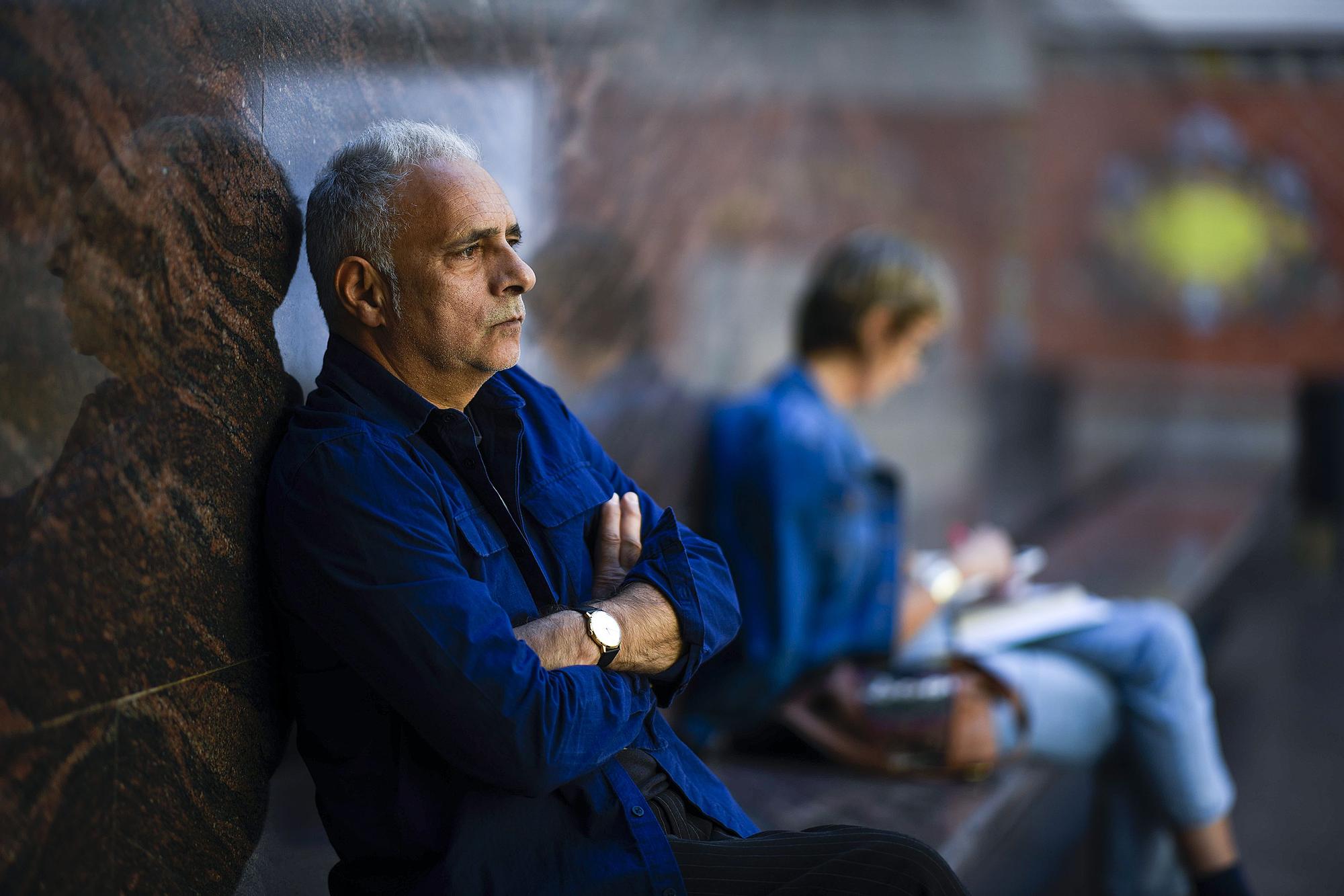 El escritor británico Hanif Kureishi, en Barcelona en 2018.